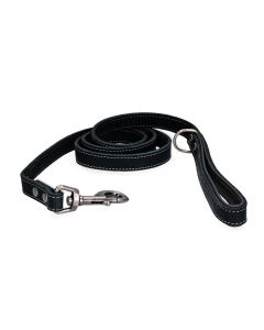 Leren riem voor uw Labrador Zwart